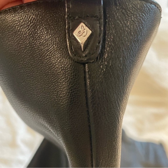 Sam Edelman Tall Black Heeled Boots Size 7.5 - Picture 6 of 6